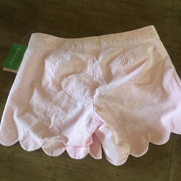 LILLY PULITZER Pink White Buttercup Short NWT Sz 0 - Picture 3 of 4